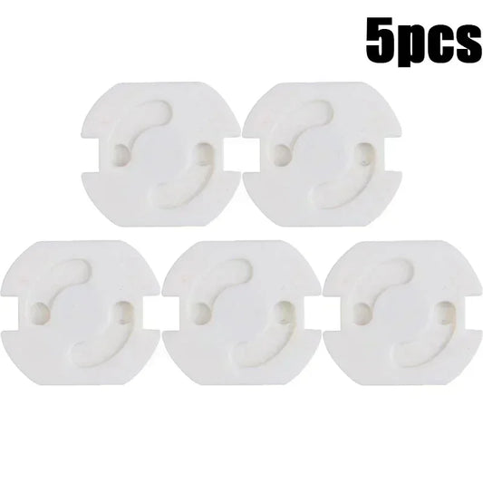 1/10pcs  Baby Safety Child Electric Socket Outlet Plug Protection Security Two Phase Safe Lock Cover Kids Sockets Cover Plugs