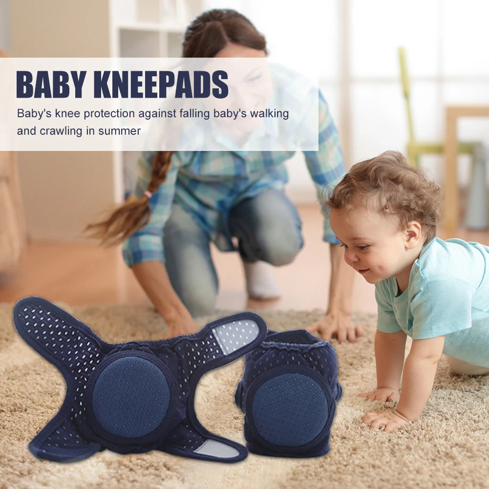 Infants Knee Pad Support Protector Toddlers Baby Non Slip Crawling Elbow Cushion Summer Baby Knee Pads Protector