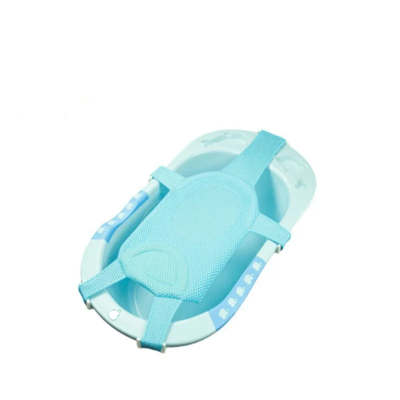 Baby Bath Seat Can Sit/Lie Down Newborn Non-slip Round Bathtub Seat with Non-Slip Soft Mat Universal Safety Support Bath Chair
