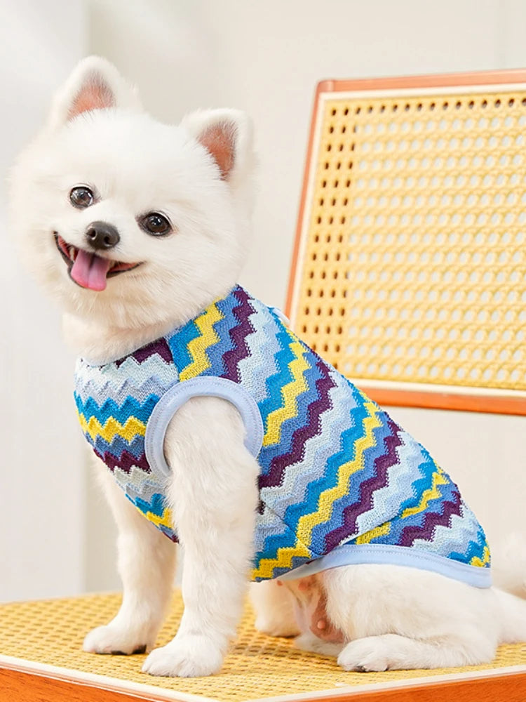 Pet Cat Clothes Breathable Kitty Clothing