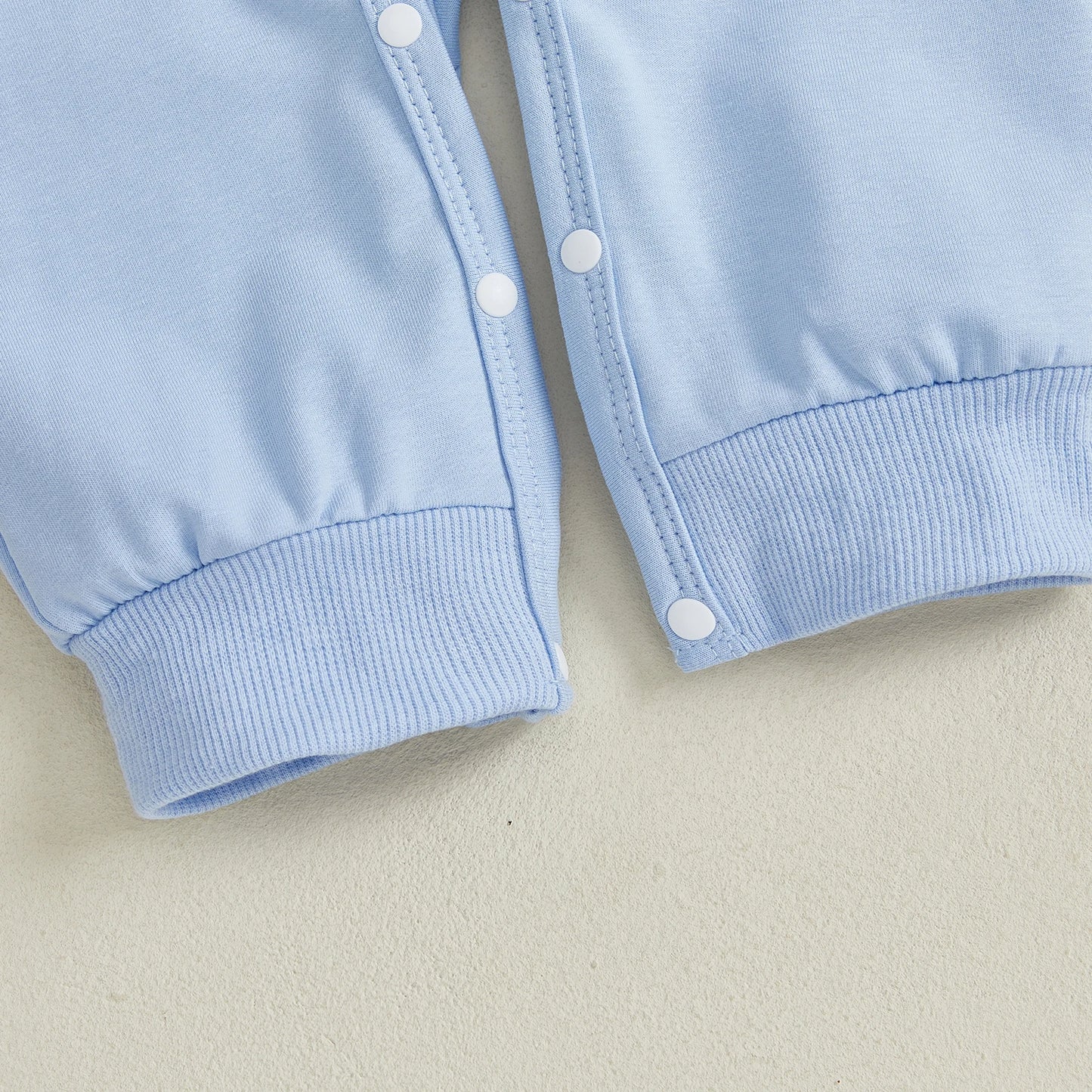 Baby Boy Girl Sweatshirt Romper Duck Embroidered Doll Collar Long Sleeve Jumpsuit Cute Farm Clothes