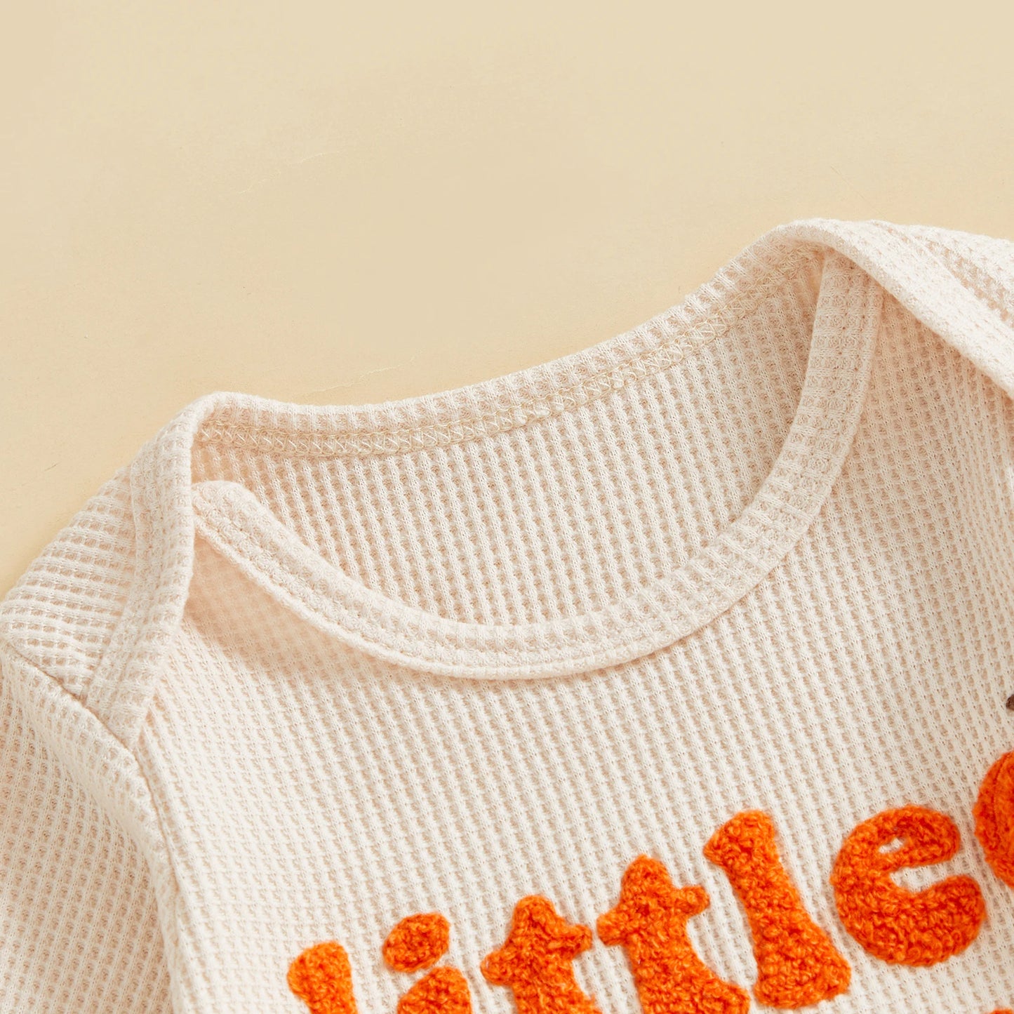 Autumn Halloween Infant Baby Boys Jumpsuit Long Sleeve Letter Pumpkin Embroidery Romper Hat Fall Clothes