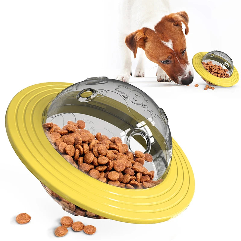 Dog Leaky Food Toy Two-in-one Pet Flying Discs Interactive Slowly Feeding Improve IQ Toys for Small Medium Lager Dogs Supplies