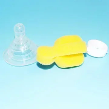2 in 1 Mother-child Nylon Baby Bottle Cup Cleaning Brush Suction Stand Type Feeding Clean Tool Set