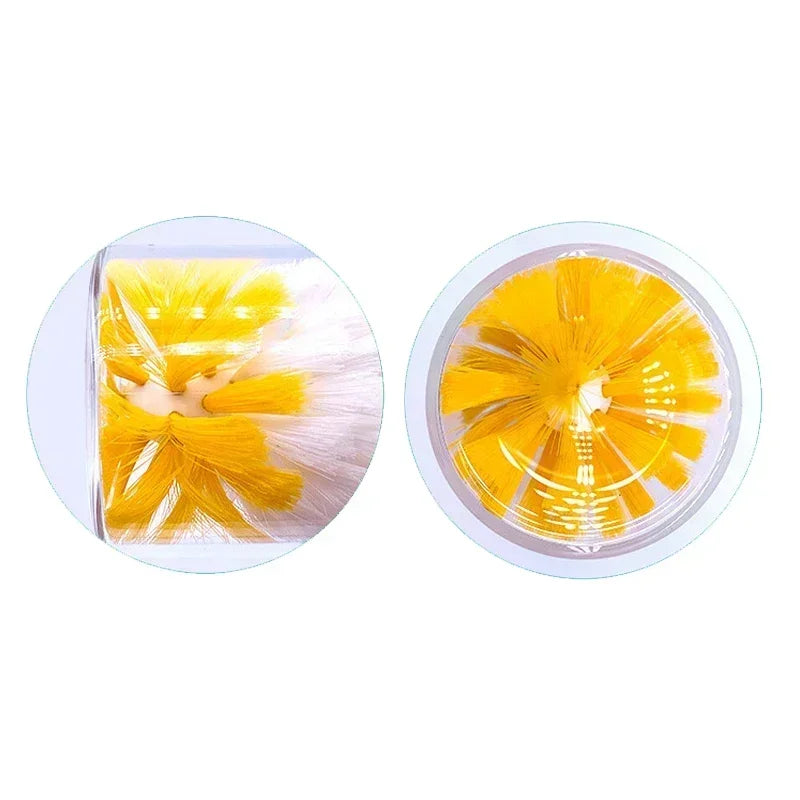 2 in 1 Mother-child Nylon Baby Bottle Cup Cleaning Brush Suction Stand Type Feeding Clean Tool Set
